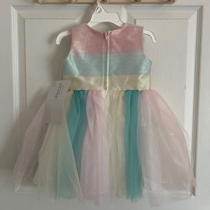 Bonnie Jean rainbow tulle dress 24 months